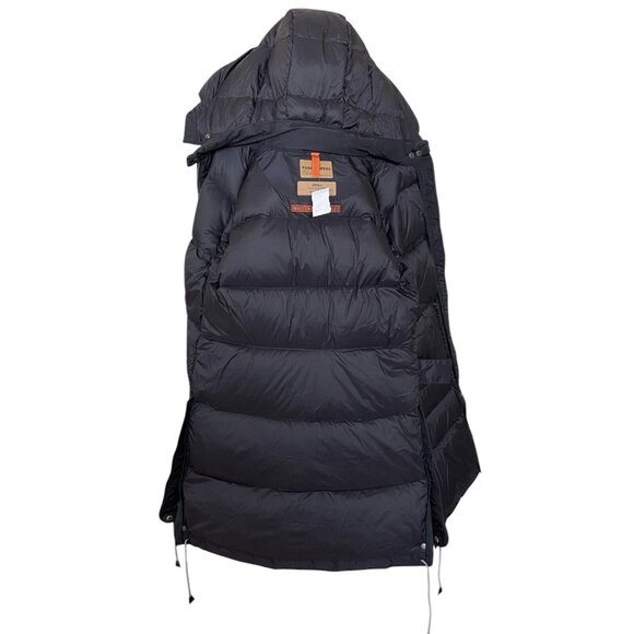 Parajumpers Coat Womens Long Bear Long Jacket Black Size Small S Down Hooded - Picture 7 of 16